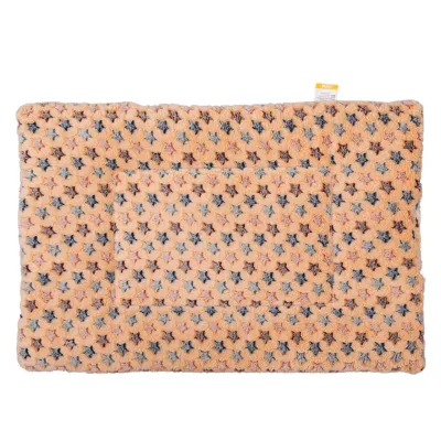 Лежак для котов и собак Taotaopets 573301 Yellow Stars M 50*45 cm Желтый-персиковый (11057-62437)
