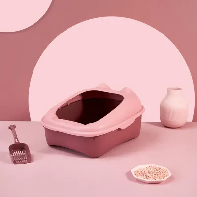 Туалет для кішок Taotaopets 268802 Pink 40*30*20 cm