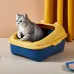 Туалет для кошек Taotaopets 268802 Yellow 40*30*20 cm лоток для котов с лопаткой