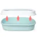 Туалет лоток для кошек с лопаткой Taotaopets 225501 46*38*13 см Голубой (11051-62348)