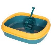 Туалет лоток для кошек с лопаткой Taotaopets 225501 46*38*13 см Индиго (11051-62351) Туалет лоток для кошек с лопаткой Taotaopets 225501 46*38*13 см Индиго (11051-62351)
