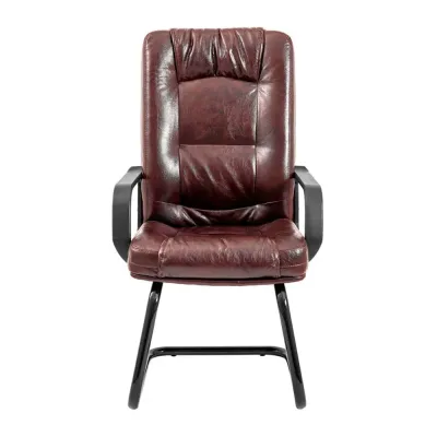 Офисное кресло руководителя Richman Alberto VIP CF Натуральная Кожа Lux Италия Коричневый