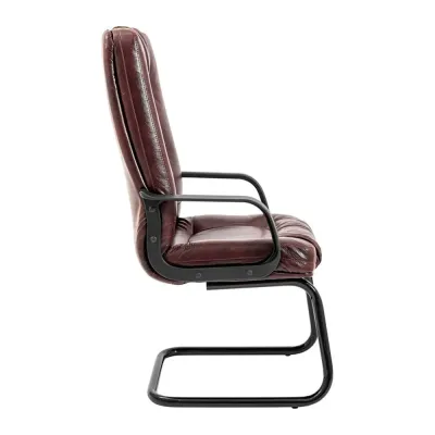 Офисное кресло руководителя Richman Alberto VIP CF Натуральная Кожа Lux Италия Коричневый