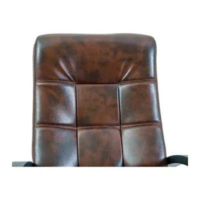 Офисное кресло руководителя Richman Virginia VIP Wood M1 Tilt Натуральная Кожа Lux Италия Madras Коричневый Офисное кресло руководителя Richman Virginia VIP Wood M1 Tilt Натуральная Кожа Lux Италия Madras Коричневый