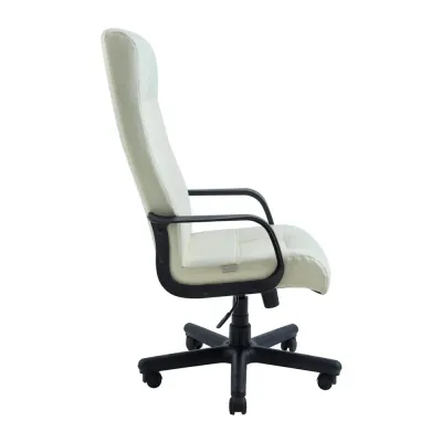 Офісне крісло керівника Richman Virginia VIP M1 Tilt Натуральна Шкіра Lux Італія Білий Офісне крісло керівника Richman Virginia VIP M1 Tilt Натуральна Шкіра Lux Італія Білий
