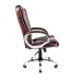 Офисное кресло руководителя Richman California VIP Хром M2 AnyFix Натуральная Кожа Lux Италия Madras Коричневый