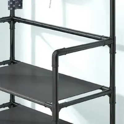 Напольная вешалка-стойка для одежды RIAS New Simple Floor Clothes Rack 151x60x30см Black Напольная вешалка-стойка для одежды RIAS New Simple Floor Clothes Rack 151x60x30см Black
