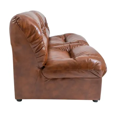 Диван Richman Vizyt Двійка 87 x 150 x 85H см Натуральна Шкіра Lux Італія Madras Коричневий