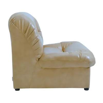 Диван Richman Vizyt Единица 87 x 75 x 85H см Натуральная Кожа Lux Италия Бежевый