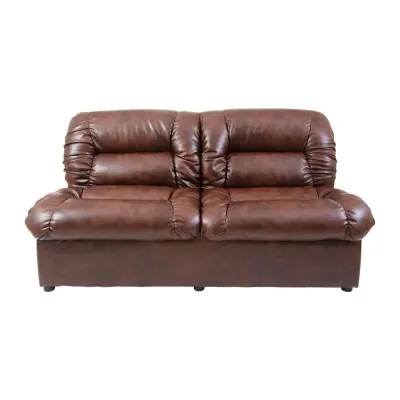 Диван Richman Vizyt Двойка 87 x 150 x 85H см Натуральная Кожа Lux Италия Whisky Коричневый