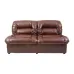 Диван Richman Vizyt Двойка 87 x 150 x 85H см Натуральная Кожа Lux Италия Whisky Коричневый