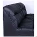 Диван Richman Vizyt Двойка 87 x 150 x 85H см Натуральная Кожа Lux Италия Черный