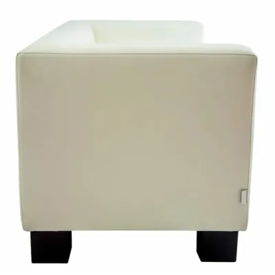 Диван Richman Space Двойка 76 x 150 x 76H см Натуральная Кожа Lux Италия Белый Диван Richman Space Двойка 76 x 150 x 76H см Натуральная Кожа Lux Италия Белый