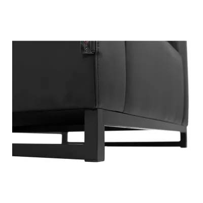 Диван Richman Space Единица на металокаркасе 76 x 90 x 76H см Натуральная Кожа Lux Италия Черный
