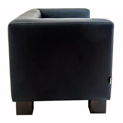 Диван Richman Space Трійка 76 x 195 x 76H см Натуральна Шкіра Lux Італія Чорний Диван Richman Space Трійка 76 x 195 x 76H см Натуральна Шкіра Lux Італія Чорний