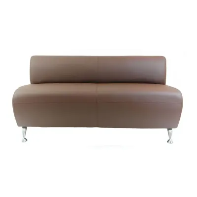 Диван Richman Florida Двойка 78 x 150 x 68H см Натуральная Кожа Lux Италия Коричневый
