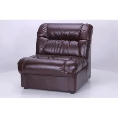 Крісло Richman Vizyt 87 x 75 x 85H см Натуральна Шкіра Lux Коричневий