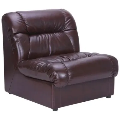 Крісло Richman Vizyt 87 x 75 x 85H см Натуральна Шкіра Lux Коричневий