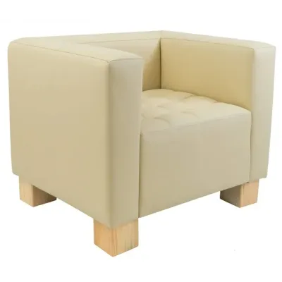 Крісло Richman Space 76 x 90 x 76H см Натуральна Шкіра Lux Біжевий