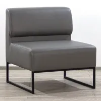 Крісло Richman Lounge со спинкой 77*77*83H Сірий Крісло Richman Lounge со спинкой 77*77*83H Сірий