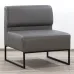 Крісло Richman Lounge со спинкой 77*77*83H Сірий
