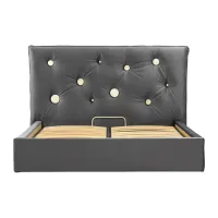 Кровать Richman Двуспальная Vincent VIP 180 x 200 см Beatrice 47 Темно-серый