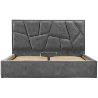 Ліжко Richman Двоспальне Mega Standart 160 x 200 см Bolzano Dk Grey Темно-сірий Ліжко Richman Двоспальне Mega Standart 160 x 200 см Bolzano Dk Grey Темно-сірий