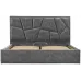 Ліжко Richman Двоспальне Mega Comfort 180 x 190 см Bolzano Dk Grey Темно-сірий