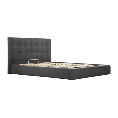 Ліжко Richman Двоспальне Американка Chester Comfort 160 x 200 см Alyaska 10 Темно-сірий