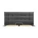 Ліжко Richman Двоспальне Американка Chester Comfort 160 x 200 см Alyaska 10 Темно-сірий