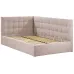Ліжко Richman Chester з боковою спинкою Comfort 120 x 200 см Rosto 13 Мокко