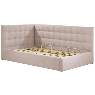 Ліжко Richman Chester з боковою спинкою Comfort 120 x 200 см Rosto 13 Мокко Ліжко Richman Chester з боковою спинкою Comfort 120 x 200 см Rosto 13 Мокко