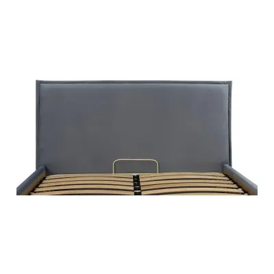 Ліжко Richman Двоспальне Andrea Standart Wood На ніжках 180 x 200 см Simple Сірий Ліжко Richman Двоспальне Andrea Standart Wood На ніжках 180 x 200 см Simple Сірий