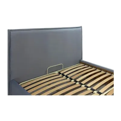 Ліжко Richman Двоспальне Andrea VIP Wood На ніжках 180 x 190 см Simple Сірий