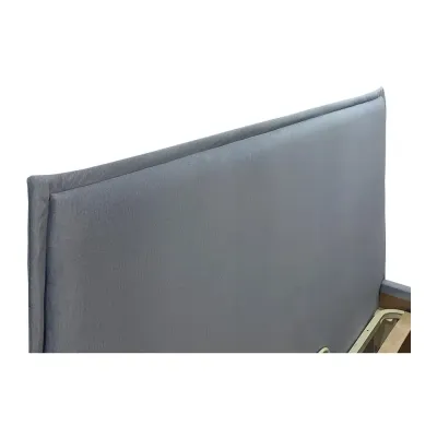 Ліжко Richman Andrea VIP Wood На ніжках 120 x 200 см Lili Темно-сірий