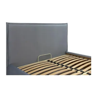 Кровать Richman Andrea VIP Wood На ножках 140 x 200 см Lili Темно-серый Кровать Richman Andrea VIP Wood На ножках 140 x 200 см Lili Темно-серый