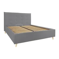 Кровать Richman Monica Standart Wood На ножках 120 x 190 см Simple Серый