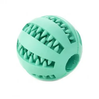 Игрушка для собак Trixie Denta Fun мяч на канате Blue