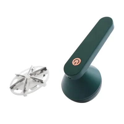 Машинка для стрижки катышков Lemex Lint Trimmer аккумуляторная USB Green (3_02946)