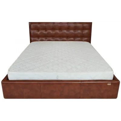 Кровать Richman Chester New Comfort 140 х 190 см Мадрас Whisky Коричневый Кровать Richman Chester New Comfort 140 х 190 см Мадрас Whisky Коричневый