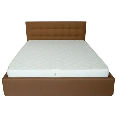 Ліжко двоспальне Richman Chester New VIP 160 х 200 см Fly 2213 A1 Світло-коричневий