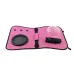 Сумка для переноски домашних питомцев RIAS CosmoPet CP-31 с иллюминатором 40x26x25 см Pink (3_03286)