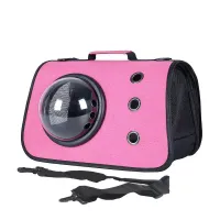 Сумка для переноски домашних питомцев RIAS CosmoPet CP-31 с иллюминатором 40x26x25 см Pink (3_03286)