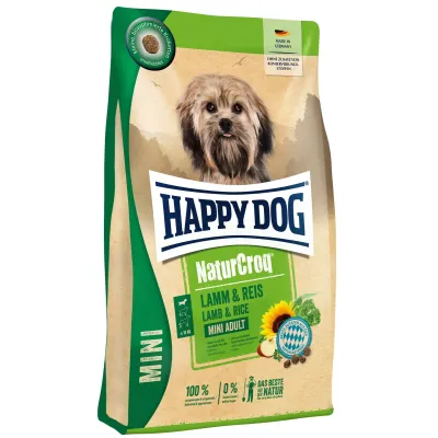 Корм для собак міні порід Happy Dog Натур Крок міні з ягнятком та рисом 4 кг