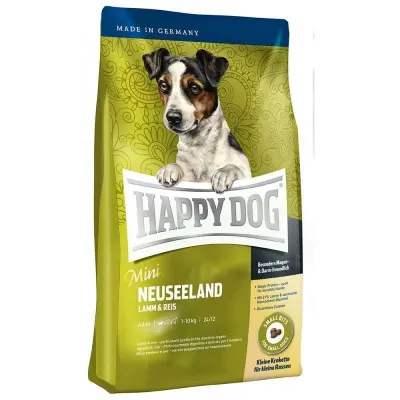 Сухой корм для собак мелких пород Happy Dog Supreme Mini Neuseeland с мясом ягненка и рисом 4 кг Сухой корм для собак мелких пород Happy Dog Supreme Mini Neuseeland с мясом ягненка и рисом 4 кг