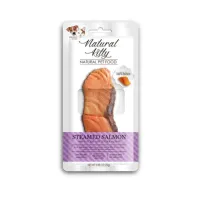 Ласощі для котів та собак Natural Kitty Salmon Pettric у вигляді шматочків лосося приготованих на пару 25 г UNK20201