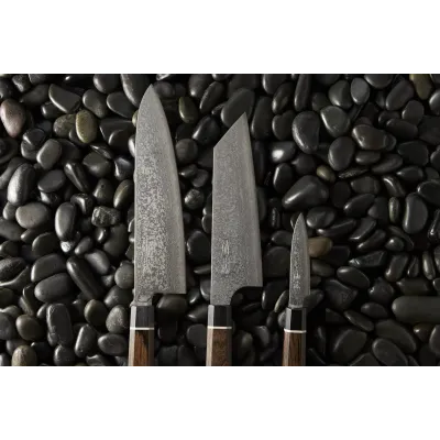 Кухонний ніж Шеф 200 мм Suncraft Senzo Black (BD-05)