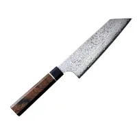 Кухонный нож японский Кирицуке 165 мм Suncraft Senzo Black (BD-08)