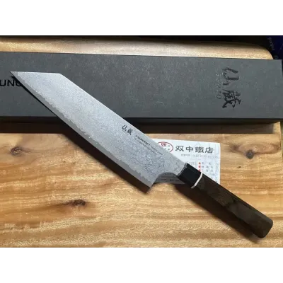 Кухонный нож японский Кирицуке 200 мм Suncraft Senzo Black (BD-09)