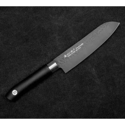 Кухонний ніж Сантоку 150 мм Satake Swordsmith Black (805-728)